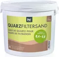 Produktbild: 1x5 kg Premium Quarzsand für Pool Sandfilteranlagen 0,4 - 0,8 mm Filtersand