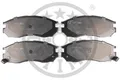 Produktbild: OPTIMAL BP-09684 Bremsklötze, Bremsbeläge vorne für MITSUBISHI COLT III (C5_A)
