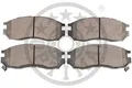 Produktbild: Bremsbeläge Vorderachse BP-09684 OPTIMAL für MITSUBISHI PROTON HYUNDAI CHRYSLER