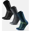 Produktbild: LONG DISTANCE RUNNING CREW SOCKEN - 3-Pack - Schwarz | Grau | Marine - 43-47