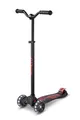 Produktbild: Maxi micro™ Deluxe Pro LED | Das ORIGINAL | Kinder Roller ab 5 Jahren | Premium Kinderroller von 5-7 Jahre | Lenker höhenverstellbar | Kickboard Scooter | 5 6 7 Jahre (Black red)
