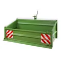 Produktbild: Traktor Heckcontainer Heckmulde Transportcontainer Mulde 180 cm Kat I + II grün