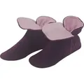 Produktbild: RAIKOU Hausschuhe Damen,Herren aus Micro Fleece 43/46 Granat/Rosa mit ABS und Rutschfester Sohle, Super Flauschige Hüttenschuche - Rot/Rosa - 43-46