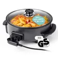 Produktbild: GOURMETmaxx Partypfanne elektrisch Multipfanne Pizzapfanne Elektropfanne 30cm