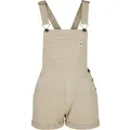 Produktbild: URBAN CLASSICS Jumpsuit Urban Classics Damen Ladies Organic Short Dungaree (1-tlg) weiß L (40/42)
