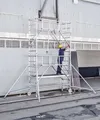 Produktbild: ZARGES Multitower S-PLUS 1T - Fahrgerüst Ausleger Arbeitshöhe 6,45 m 52255