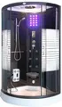 Produktbild: Deluxe Dampfdusche WHABP-100-DD 100x100 mit Dampf Duschwanne Dusche Duschtasse