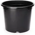 Produktbild: Garronda Blumentopf Kunststoff Pflanztopf rund Kräutertopf Anzuchttöpfe Blumentopf Schwarz für Innen und Aussen 32cm GD-0025 (Schwarz, ⌀ 32 cm H 26