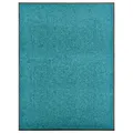 Produktbild: Türmatte Fußmatte Waschbar Cyan 90x120 Cm Schmutzfangmatte Türvorleger