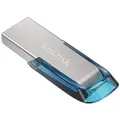 Produktbild: SANDISK Ultra Flair Tropical Blue 128GB, USB-A 3.0