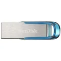 Produktbild: SanDisk Ultra Flair USB-Stick 128 GB USB Typ-A 3.2 Gen 1 (3.1 Gen 1) Blau, Silber