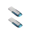 Produktbild: SanDisk Ultra USB 3.0 Flash Drive, 150 MB/s, blue, SDCZ73-128G-G46B, 2 Stück