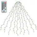 Produktbild: SALCAR Christbaumbeleuchtung mit Ring, LED Überwurf Lichterkette, Wasserdicht Weihnachtsbaum Lichterkette mit Fernbedienung Warmweiß, 1,5 m 10