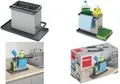 Produktbild: metaltex Spülbecken-Organizer Tidytex, Kunststoff, grau 2 ausziehbare Bügel für Schwämme/Spültücher, der - 1 Stück (297530109)