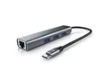 Produktbild: Primewire - USB C HUB mit RJ45 Ethernet - 10/100/1000 Mbit/s - Gigabit Ethernet, LAN Network Adapter - 3 x USB 3.2 Gen.1 A Ports - Notebook