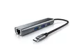 Produktbild: Primewire USB-Adapter, USB 3.2 Gen2 Typ C HUB mit RJ45 Ethernet, LAN Network Adapter