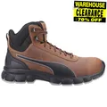 Produktbild: Puma Herren Wasserfest Leder Condor Mittelhoch Sicherheits Arbeitsstiefel Brown