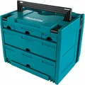 Produktbild: Makita P-84349 MAKSTOR 4.5, fünf einrastbare Schubladen inklusive Trennwände, verknüpfbar an Koffersystem, mit Tragegriff, 395 x 295 x 320 mm (LxBxH)