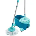 Produktbild: Leifheit Set CLEAN TWIST Disc Mop Ergo Mobile - Türkis/Blau