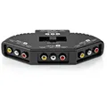 Produktbild: Nedis Composite Video Switch - 3 port(s) - Connection input: 3x Composite Video (RWY) - Connection output: 1x Composite Video (RWY) - 1024x576 - ABS - Black