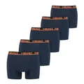 Produktbild: HEAD Herren 881500001 Boxershorts, 5er Pack, Peacoat/Orange, XL