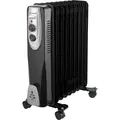 Produktbild: Exquisit Öl Radiator HR32009sw bk 9 Rippen (2000 W) (HR32009SW)