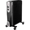 Produktbild: Gutfels Ölradiator HR 32009 sw | 9 Rippen | 2000 Watt | 3 Heizstufen | schwarz - Schwarz/Silber