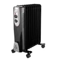 Produktbild: HR 32009 sw ÖlRadiator | 3 Heizstufen | 9 Rippen | 2000 Watt Leistung | Schwa...