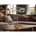 Produktbild: Defibrico - Moderne Led Tischlampe Charivari Messing Matt, Höhe 50cm