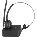 Produktbild: Callstel Profi-Mono-Headset mit Bluetooth, Geräuschunterdrückung, 15-Std.-Akku