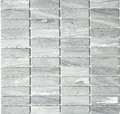 Produktbild: Stäbchen Mosaik Fliese Keramik Steinoptik grau Wandfliesen Badfliese MOS24-STSO23