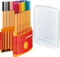 Produktbild: STABILO® Fineliner Point 88, 0,4 mm, farbsortiert, Klappbox à 20 Stück 60536