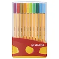 Produktbild: STABILO Punkt 88 - Fineliner - Farbe Parade - Pack 20 - Verschiedene Farben Neu