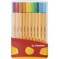 Produktbild: Premium Filzstift STABILO Pen 88 ColorParade orange Tischset 20 Fasermaler Etui