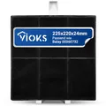 Produktbild: VIOKS Kohlefilter Dunstabzugshaube 225х220х24mm Ersatz für Balay Dunstabzugshaube Filter 00360732 AA260112 DHZ5186 LZ51851 Z5116X1 & Aktivkohlefilter Dunstаbzugshaube/Filter für Dunstаbzugshaube