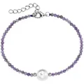 Produktbild: Armband LADY, silber (silber 925, silber 925), Armbänder, Damen, Glas Perlen Silber 925 (Sterlingsilber), Glas, Perlen, Silber 925 (Sterlingsilber), Armkette