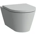 Produktbild: LAUFEN Kartell Wand-WC, Tiefspüler, spülrandlos, 545x370x355mm, H8203377590001, Farbe: Grau matt