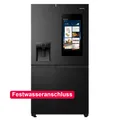 Produktbild: Hisense Display Side-by-Side Kühlschrank 614l NoFrost Schwarz ConnectLife