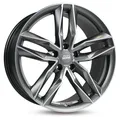 Produktbild: 1x MAM WHEELS MAM RS3 matt palladium front polished 8.5Jx19 5x114.3 ET45