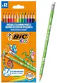Produktbild: BIC Kids Eco Illusion 12 Buntstifte mit Radiergummi