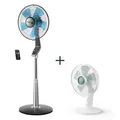 Produktbild: Rowenta DE Rowenta Spar-Set: Standventilator Turbo Silence Extreme Und Tischventilator Turbo Silence Extreme DERW_1830008650-1830009365