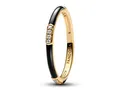Produktbild: Pandora ME 163686C01-54 Gelbgold verg. Ring & Zirkonia & schwarzem Email Gr. 54
