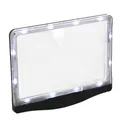 Produktbild: LED-Flachlupe mit 3-facher Vergrößerung und 12 LEDs Lupen Schreibtischzubehör