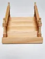 Produktbild: 1 x Miniatur Treppe mit Handlauf  Holz, Puppenhaus, Wichtel, basteln, Deko HF 4