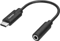 Produktbild: Hama 00300094 Audio-Kabel 3.5mm USB Typ-C Schwarz (00300094)
