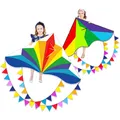 Produktbild: 2 Pack Regenbogen Delta Drachen Flugdrachen für Kinder und Erwachsene,Großer ...