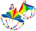 Produktbild: Flying Hoofer 2 Pack Regenbogen Delta Drachen Flugdrachen für Kinder& Erwachsene