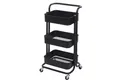 Produktbild: MCW Servierwagen MCW-C64, 3 Ablagekörbe, 4 Rollen, 2 Rollen feststellbar, mit oder ohne Griff
