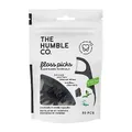 Produktbild: The Humble Co. Pflanzliche Zahnseidesticks | Aktivkohle | Umweltfreundlich, Vegan, Zuckerfrei, von Zahnärzten empfohlen - Entfernt Plaque und Verleiht ein Frisches Gefühl (1 x 50p)