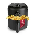 Produktbild: GOURMETmaxx Heißluftfritteuse | 2,3L Airfryer mit Timer, Touchscreen | Fritteuse mit 8 Funktionen & 7 Programmen | Energiesparend frittieren, nahezu ohne Öl | Minibackofen - 1000 W